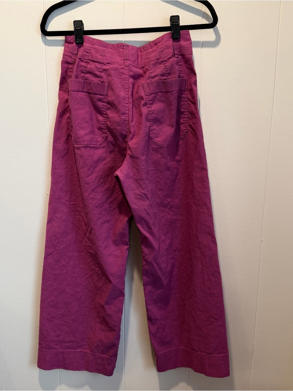 Anthropologie Maeve Pink Wide Leg Pants - Picture 4 of 6